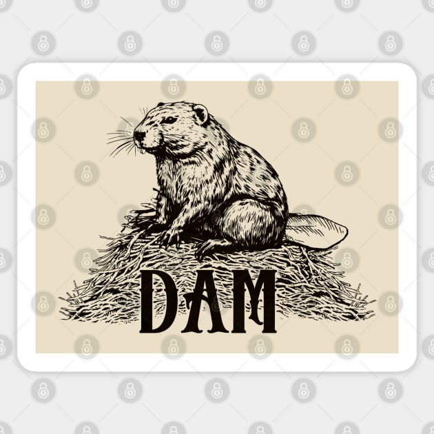 Dam Sticker by JennyPool